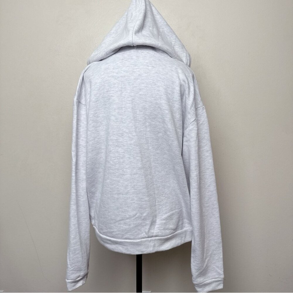 Topshop Womens 10 Embroidered Heart Warm Liner Hoodie - Picture 3 of 16